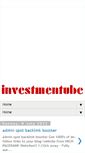 Mobile Screenshot of investmentube.blogspot.com