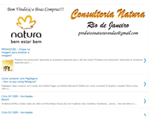 Tablet Screenshot of produtosnaturavendas.blogspot.com