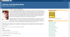 Desktop Screenshot of literacyandreading.blogspot.com