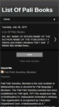 Mobile Screenshot of listofpalibooks.blogspot.com