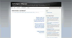 Desktop Screenshot of elprodigiosomiligramo.blogspot.com