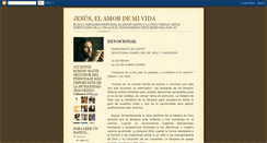 Desktop Screenshot of jesuselamordemivida.blogspot.com