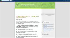 Desktop Screenshot of empregoeformacao.blogspot.com