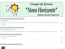 Tablet Screenshot of gjnovohorizonte.blogspot.com