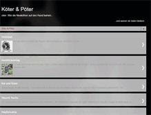 Tablet Screenshot of koeterpoeter.blogspot.com