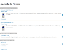 Tablet Screenshot of mackabella-fitness.blogspot.com