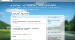 Desktop Screenshot of meditationstillness.blogspot.com