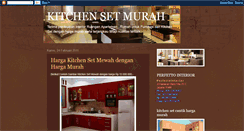 Desktop Screenshot of kitchenset-murah.blogspot.com