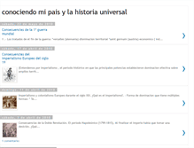 Tablet Screenshot of conociendomipaisylahistoriauniversal.blogspot.com