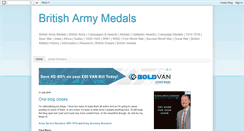 Desktop Screenshot of britisharmymedals.blogspot.com