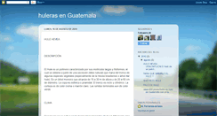 Desktop Screenshot of hulerasguatemala.blogspot.com