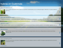 Tablet Screenshot of hulerasguatemala.blogspot.com