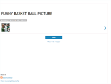 Tablet Screenshot of funnybasketballpicture.blogspot.com