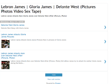 Tablet Screenshot of lebron-james-gloria-delonte.blogspot.com