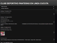 Tablet Screenshot of panterasenlinea.blogspot.com