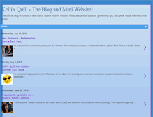 Tablet Screenshot of kelliwilkinsauthor.blogspot.com