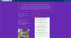 Desktop Screenshot of curtisrodgersministries.blogspot.com