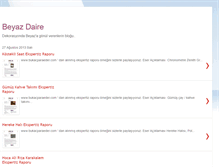 Tablet Screenshot of beyazdaire.blogspot.com