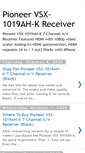 Mobile Screenshot of pioneer-vsx-1019ah-k-receiver.blogspot.com