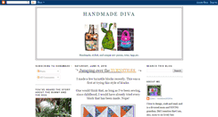 Desktop Screenshot of handmadediva.blogspot.com