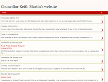 Tablet Screenshot of councillorkeithmartin.blogspot.com