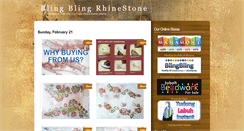 Desktop Screenshot of blingblingrhinestone.blogspot.com