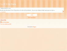 Tablet Screenshot of lifebyesra.blogspot.com