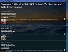 Tablet Screenshot of barcelonayachtcrewtraining.blogspot.com