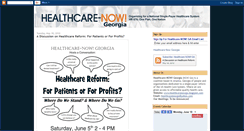 Desktop Screenshot of healthcarenowga.blogspot.com