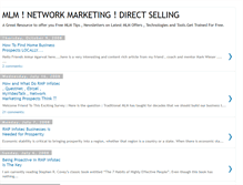 Tablet Screenshot of daily-mlm-training.blogspot.com