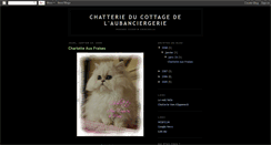 Desktop Screenshot of cottagedelaubanciergerie-persans.blogspot.com