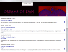 Tablet Screenshot of dreamsofdan.blogspot.com