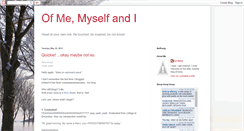 Desktop Screenshot of of-me-myself-and-i.blogspot.com