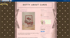 Desktop Screenshot of dottyaboutcards.blogspot.com