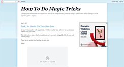 Desktop Screenshot of howtodo-magictricks.blogspot.com