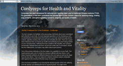 Desktop Screenshot of cordyceps-health.blogspot.com