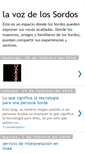 Mobile Screenshot of lavozdelossordos.blogspot.com