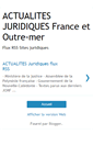 Mobile Screenshot of actualitesjuridiquespf.blogspot.com