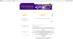 Desktop Screenshot of ericamathia.blogspot.com