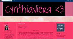 Desktop Screenshot of cynthiaviera.blogspot.com