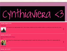 Tablet Screenshot of cynthiaviera.blogspot.com