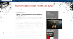 Desktop Screenshot of plataformapalestinaburgos.blogspot.com