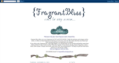 Desktop Screenshot of fragrantblissoils.blogspot.com