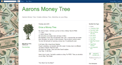 Desktop Screenshot of aarons-money-tree.blogspot.com