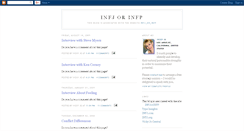 Desktop Screenshot of infjorinfp.blogspot.com