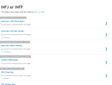 Tablet Screenshot of infjorinfp.blogspot.com