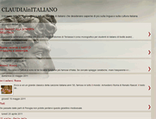 Tablet Screenshot of claudiainitaliano.blogspot.com