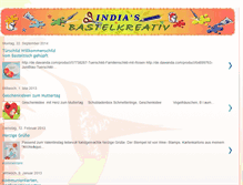 Tablet Screenshot of indias-bastelkreativ.blogspot.com