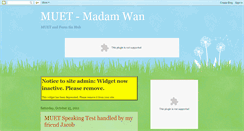 Desktop Screenshot of madamwan.blogspot.com