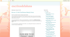 Desktop Screenshot of escritosdelaluna.blogspot.com